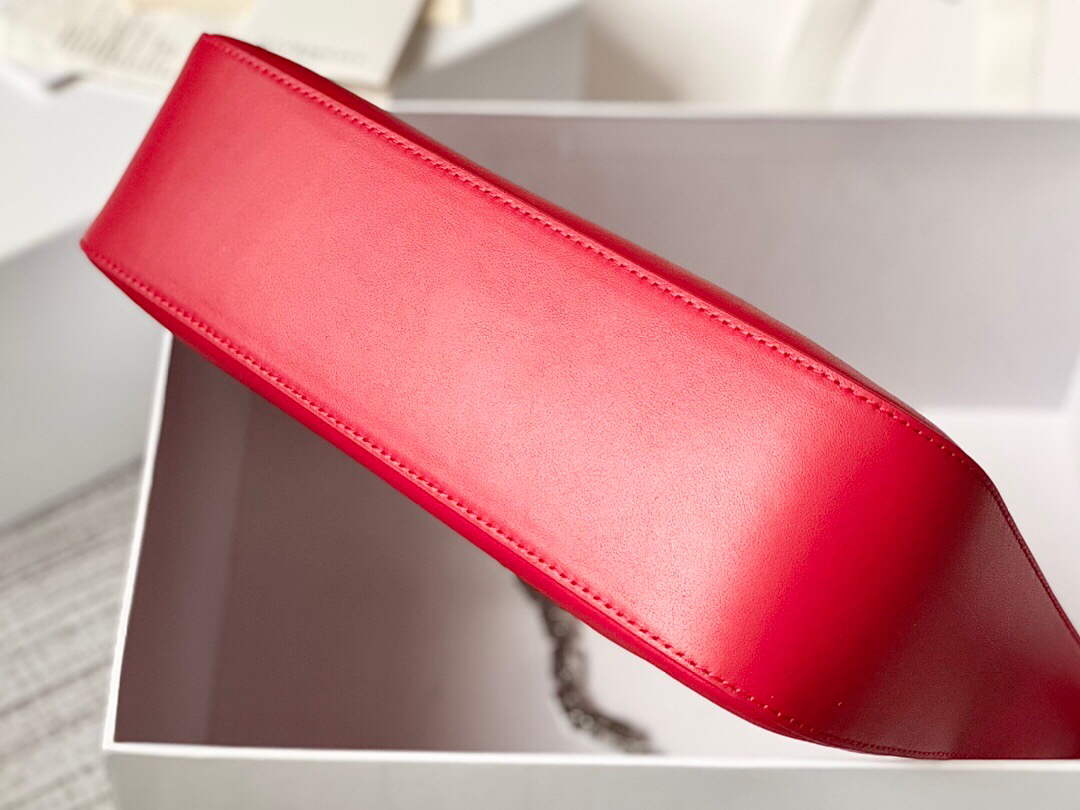Givenchy BB50LGB1A4 Small Moon Cut Out bag in Leather Red
