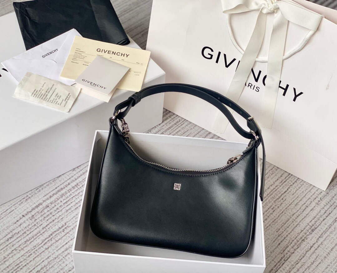 Givenchy BB50LGB1A4 Small Moon Cut Out bag in Leather Black