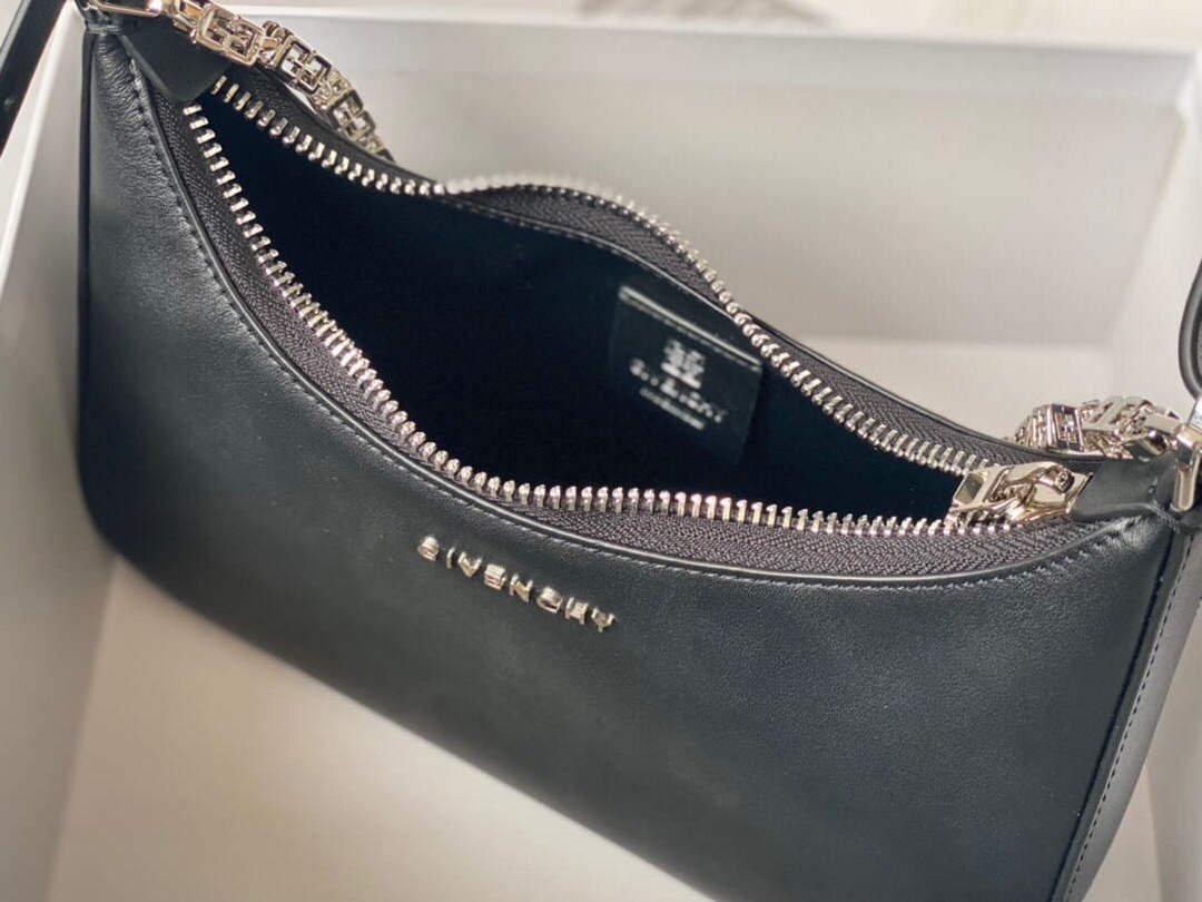 Givenchy BB50LGB1A4 Small Moon Cut Out bag in Leather Black
