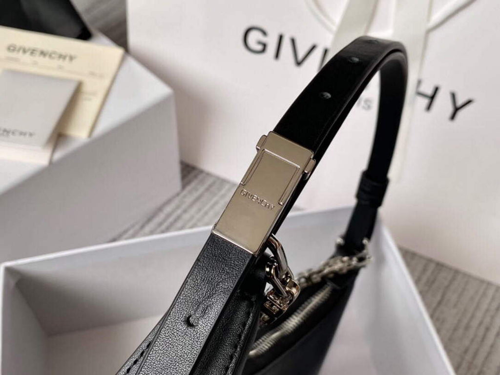 Givenchy BB50LGB1A4 Small Moon Cut Out bag in Leather Black
