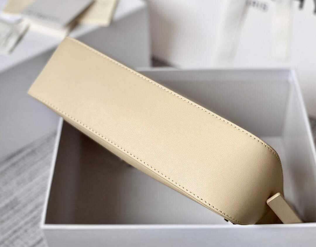 Givenchy BB50LGB1A4 Small Moon Cut Out bag in Leather Beige