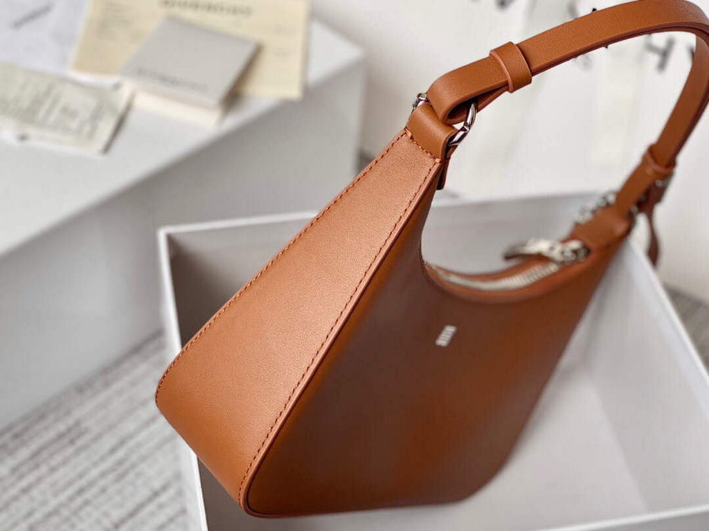 Givenchy BB50LGB1A4 Small Moon Cut Out bag in Leather Brown