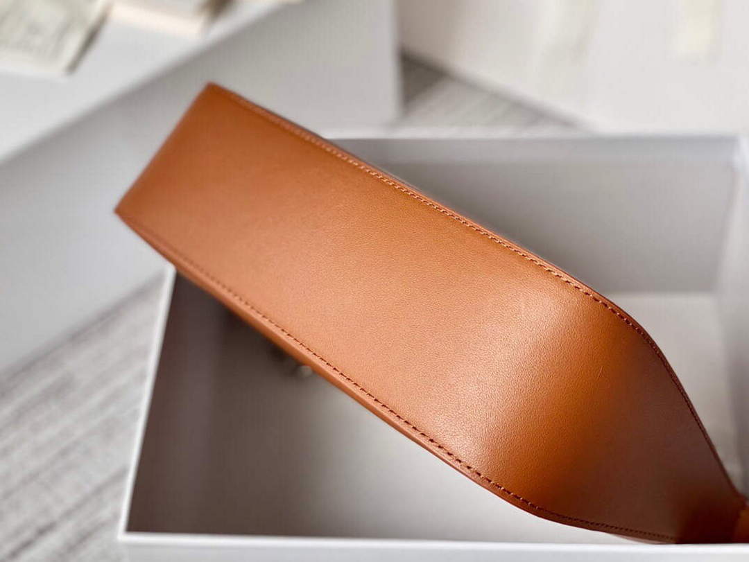 Givenchy BB50LGB1A4 Small Moon Cut Out bag in Leather Brown