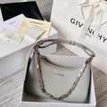Givenchy BB50LGB1A4 Small Moon Cut Out bag in Leather Gray - Default Title - View 1