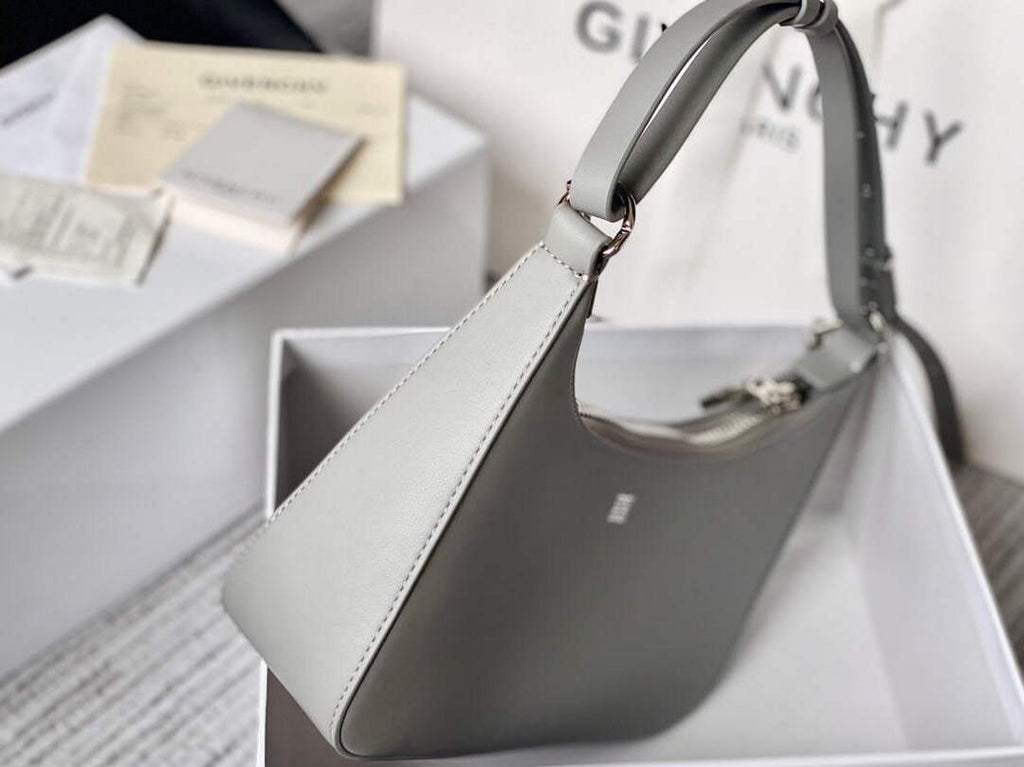 Givenchy BB50LGB1A4 Small Moon Cut Out bag in Leather Gray