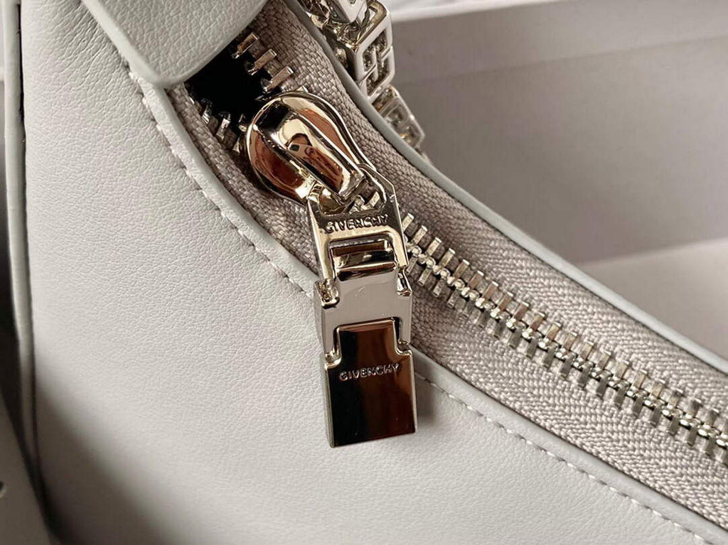 Givenchy BB50LGB1A4 Small Moon Cut Out bag in Leather Gray