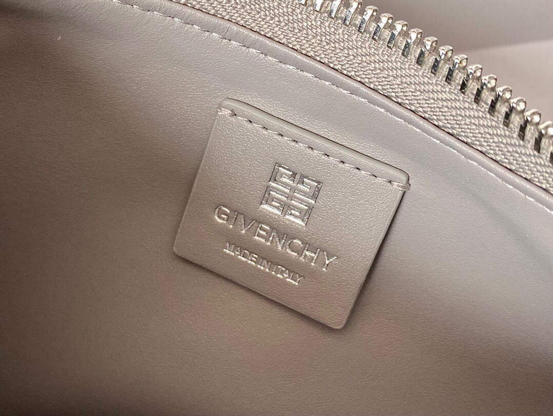 Givenchy BB50LGB1A4 Small Moon Cut Out bag in Leather Gray