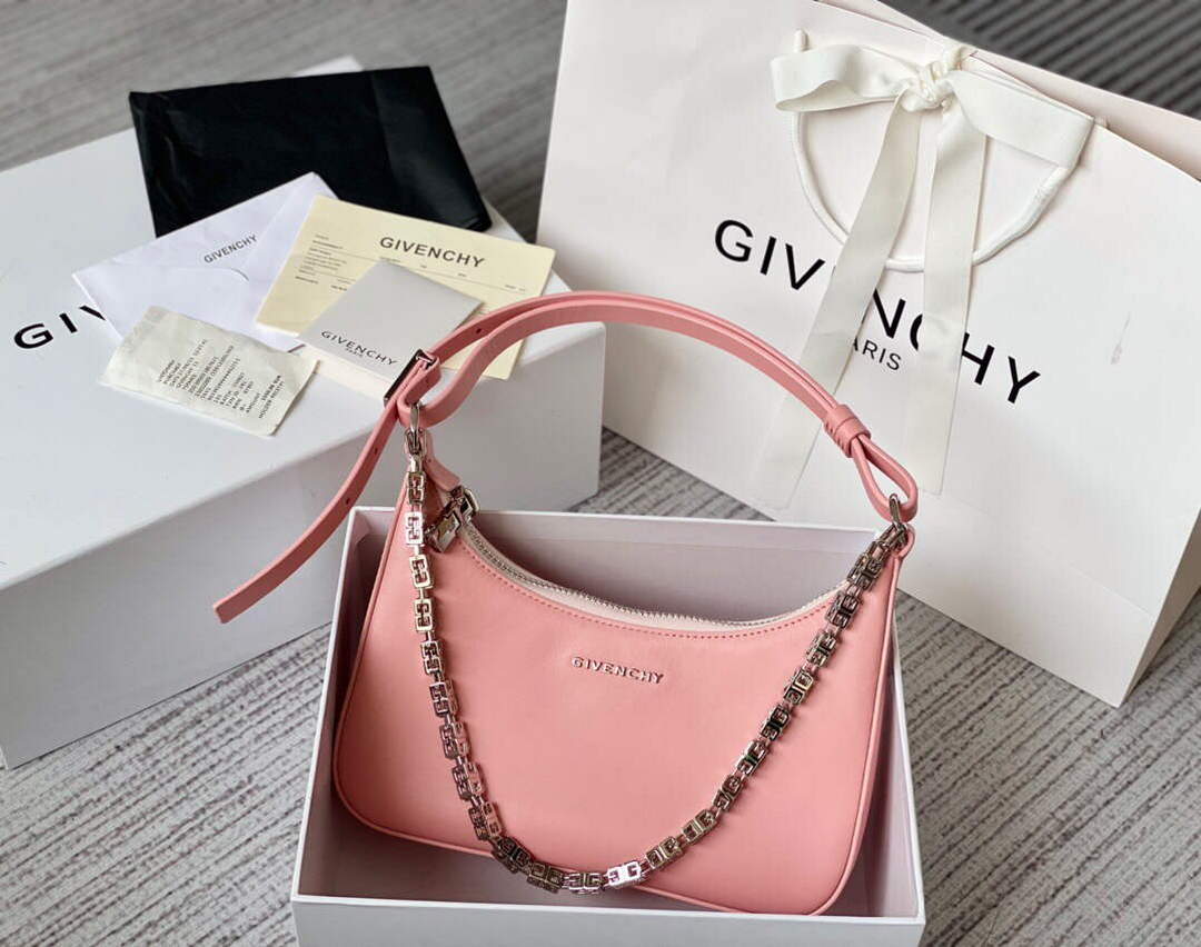 Givenchy BB50LGB1A4 Small Moon Cut Out bag in Leather Pink - Default Title - View 1