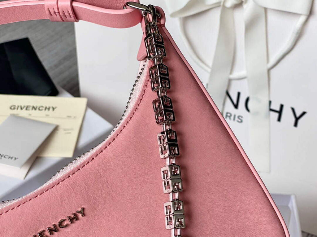 Givenchy BB50LGB1A4 Small Moon Cut Out bag in Leather Pink