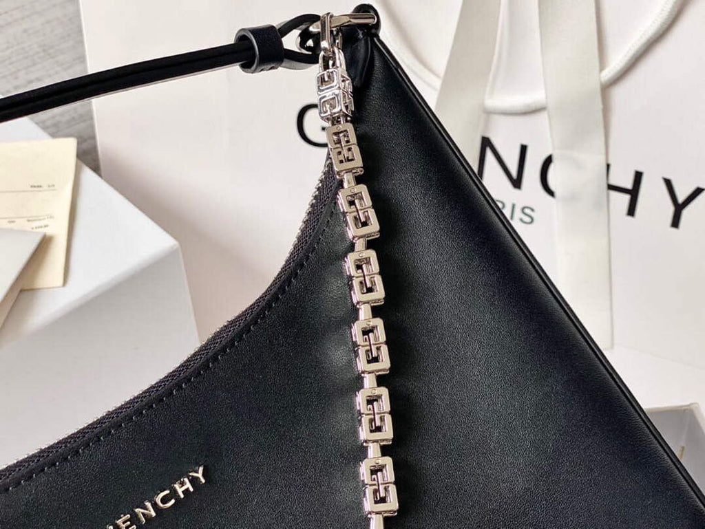 Givenchy BB50LWB1A4 Medium Moon Cut Out bag in leather Black