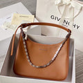 Givenchy BB50LWB1A4 Medium Moon Cut Out bag in leather Brown - Default Title - View 1