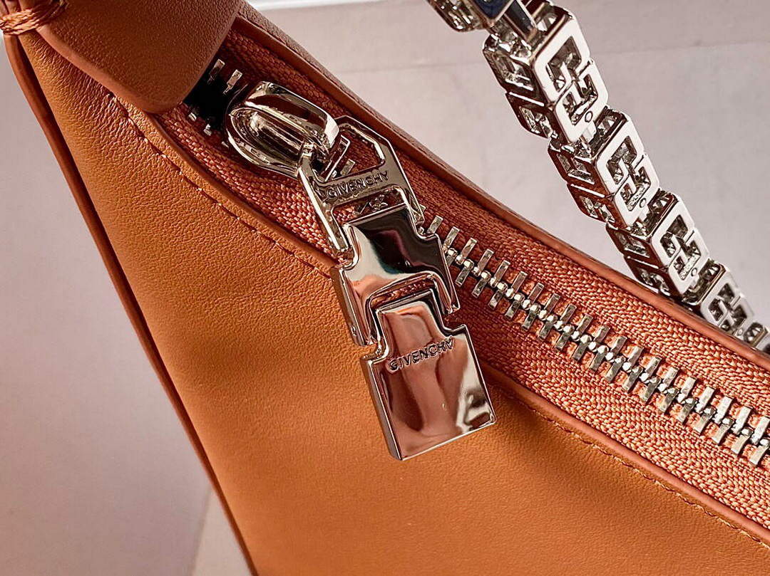 Givenchy BB50LWB1A4 Medium Moon Cut Out bag in leather Brown