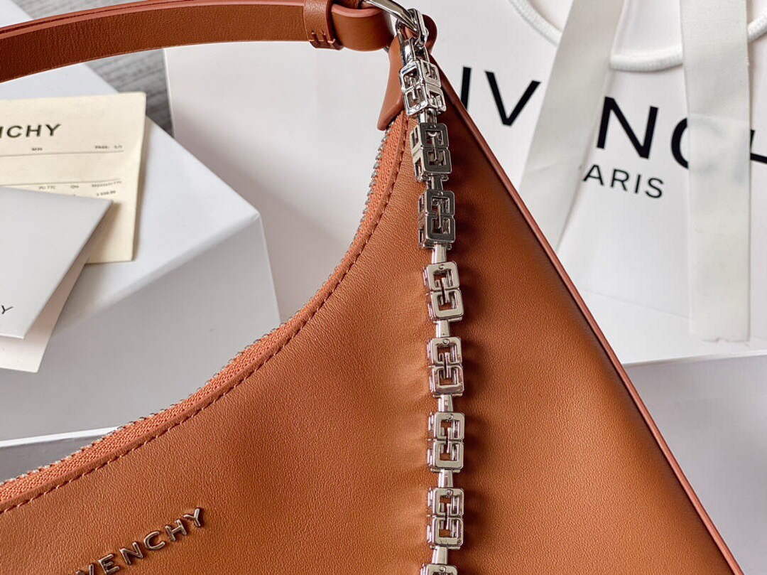 Givenchy BB50LWB1A4 Medium Moon Cut Out bag in leather Brown