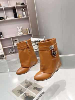 Givenchy  BE603KE0YP Women's Shoes Shark Lock Ankle Boots G97112 - 35 - View 6