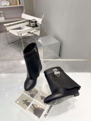 Givenchy  BE603KE0YP Women's Shoes Shark Lock Ankle Boots G97114 - 35 - View 3