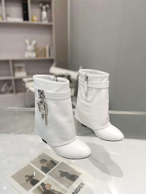 Givenchy  BE603KE0YP Women's Shoes Shark Lock Ankle Boots G97115 - 35 - View 1