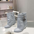 Givenchy  BE603KE0YP Women's Shoes Shark Lock Ankle Boots G97116 - 35 - View 1