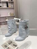 Givenchy  BE603KE0YP Women's Shoes Shark Lock Ankle Boots G97116