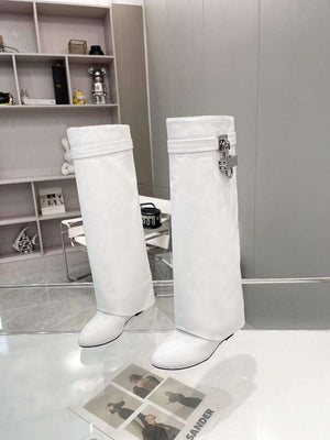 Givenchy BE7021E0YP Women's Shoes Shark Lock Boots G97104 - 35 - View 4