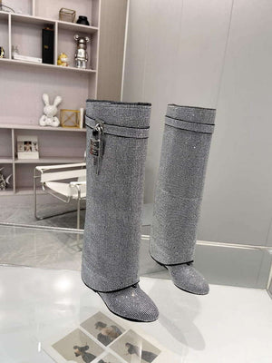 Givenchy BE7021E0YP Women's Shoes Shark Lock Boots G97106 - 35 - View 3