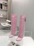 Givenchy BE7021E0YP Women's Shoes Shark Lock Boots G97107
