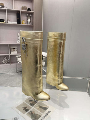 Givenchy BE7021E0YP Women's Shoes Shark Lock Boots G97108 - 35 - View 7