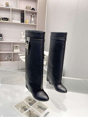 Givenchy BE7021E0YP Women's Shoes Shark Lock Boots G97109 - 35 - View 1