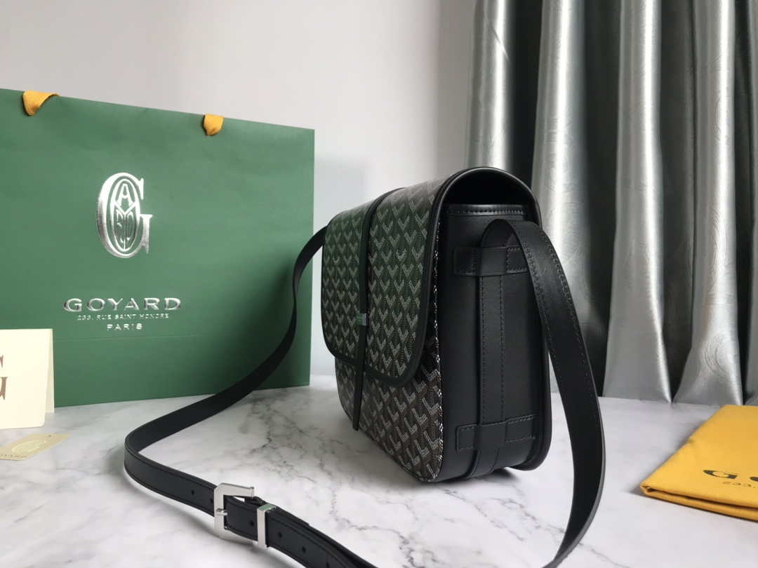 Goyard 2MMLTY01CL01P Belvedere MM Bag GY020183 Brown with Black - Default Title - View 2
