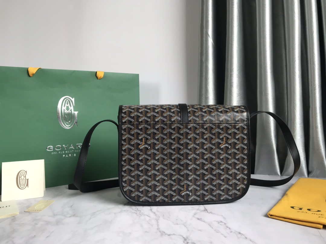Goyard 2MMLTY01CL01P Belvedere MM Bag GY020183 Brown with Black - Default Title - View 3