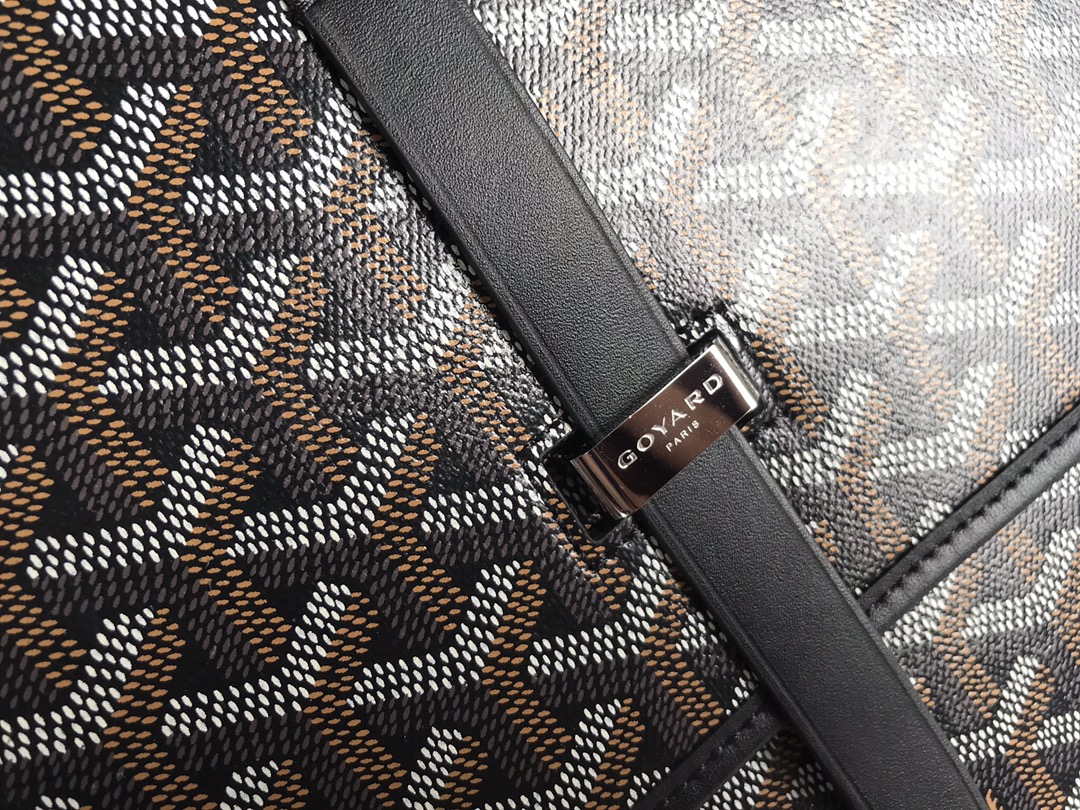 Goyard 2MMLTY01CL01P Belvedere MM Bag GY020183 Brown with Black