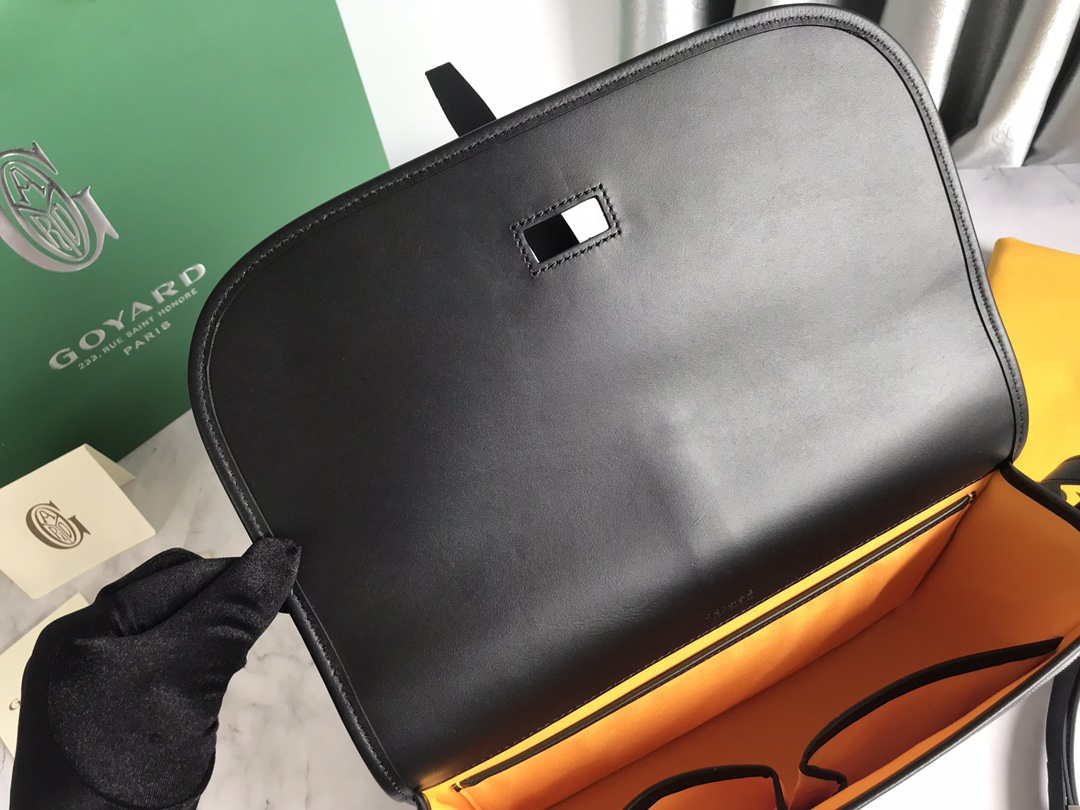 Goyard 2MMLTY01CL01P Belvedere MM Bag GY020183 Brown with Black