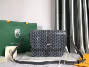 Goyard 2MMLTY01CL01P Belvedere MM Bag GY020183 Navy Blue - Default Title - View 1
