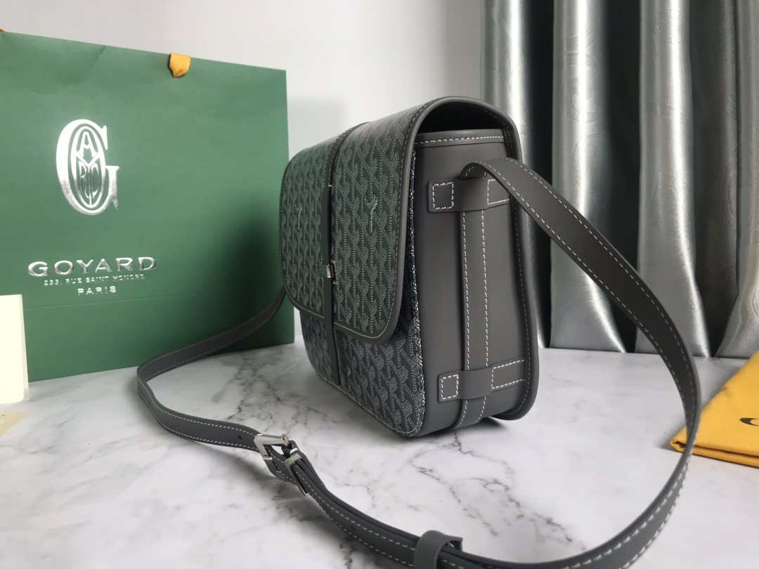 Goyard 2MMLTY01CL01P Belvedere MM Bag GY020183 Navy Blue