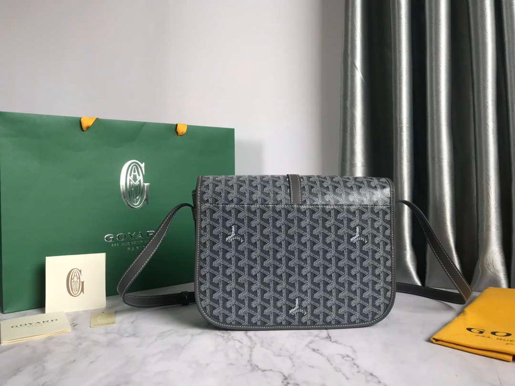 Goyard 2MMLTY01CL01P Belvedere MM Bag GY020183 Navy Blue