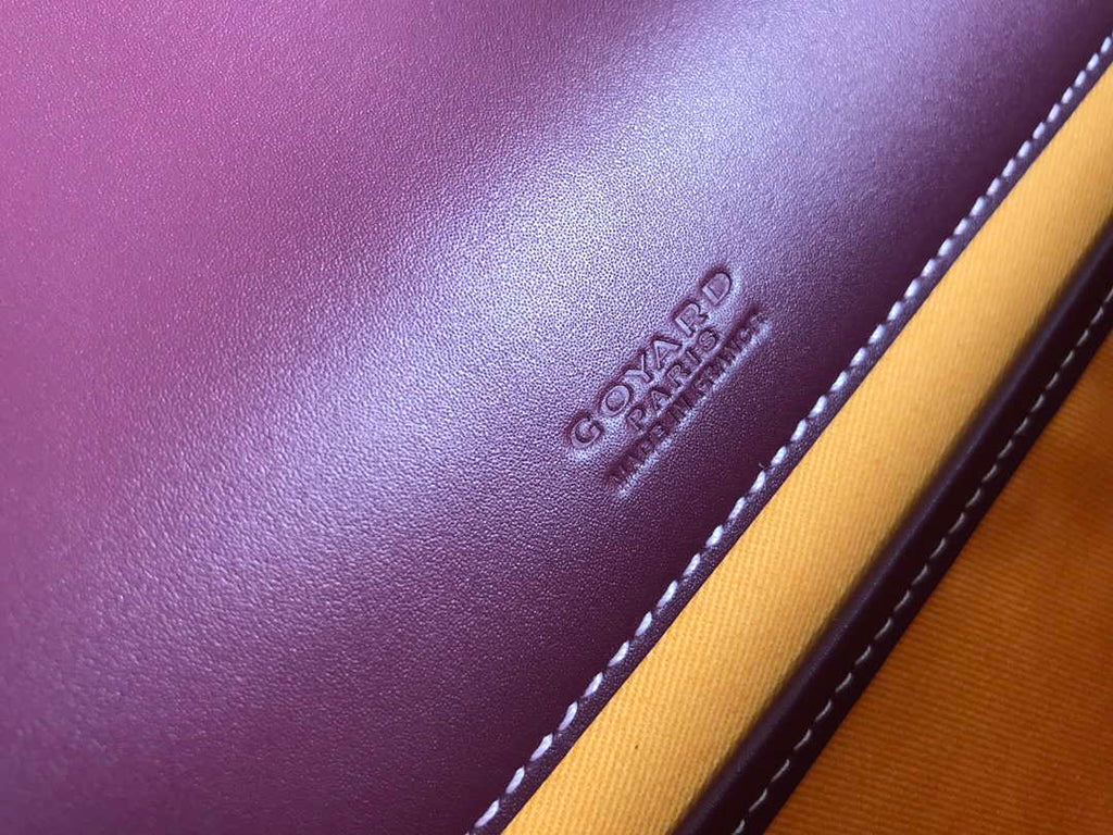 Goyard 2MMLTY01CL01P Belvedere MM Bag GY020183 Wine Red
