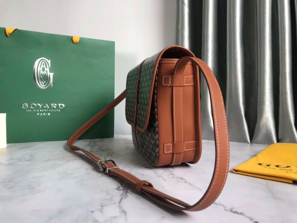 Goyard 2MMLTY01CL01P Belvedere MM Bag GY020183 Brown