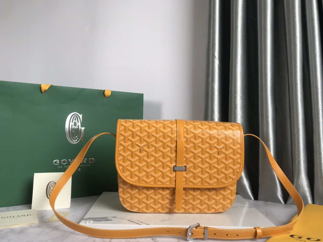 Goyard 2MMLTY01CL01P Belvedere MM Bag GY020183 Yellow - Default Title - View 1