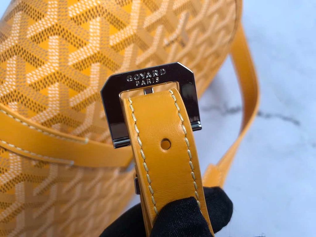 Goyard 2MMLTY01CL01P Belvedere MM Bag GY020183 Yellow