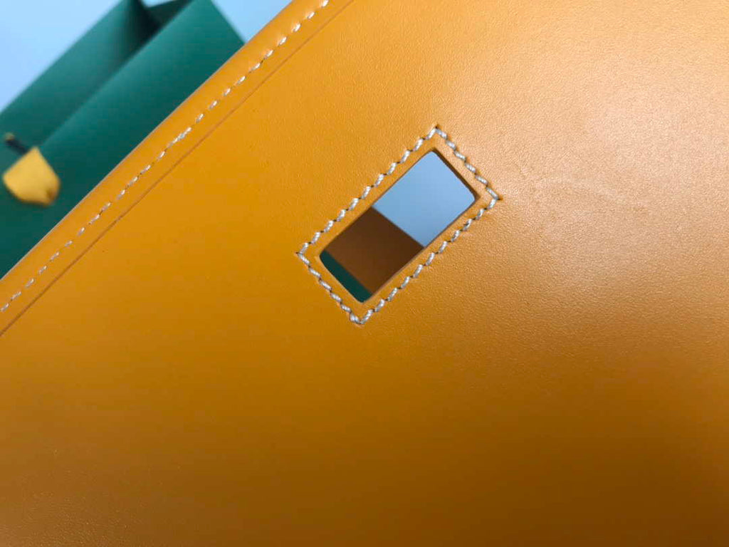 Goyard 2MMLTY01CL01P Belvedere MM Bag GY020183 Yellow