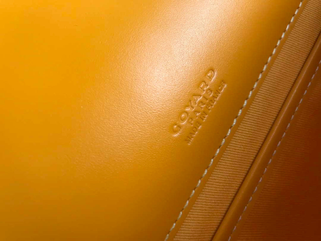 Goyard 2MMLTY01CL01P Belvedere MM Bag GY020183 Yellow