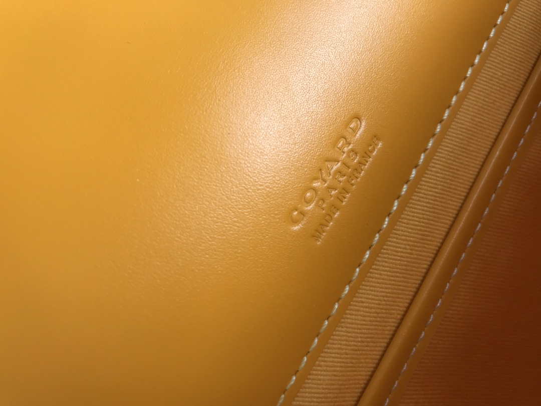 Goyard 2MMLTY01CL01P Belvedere MM Bag GY020183 Yellow