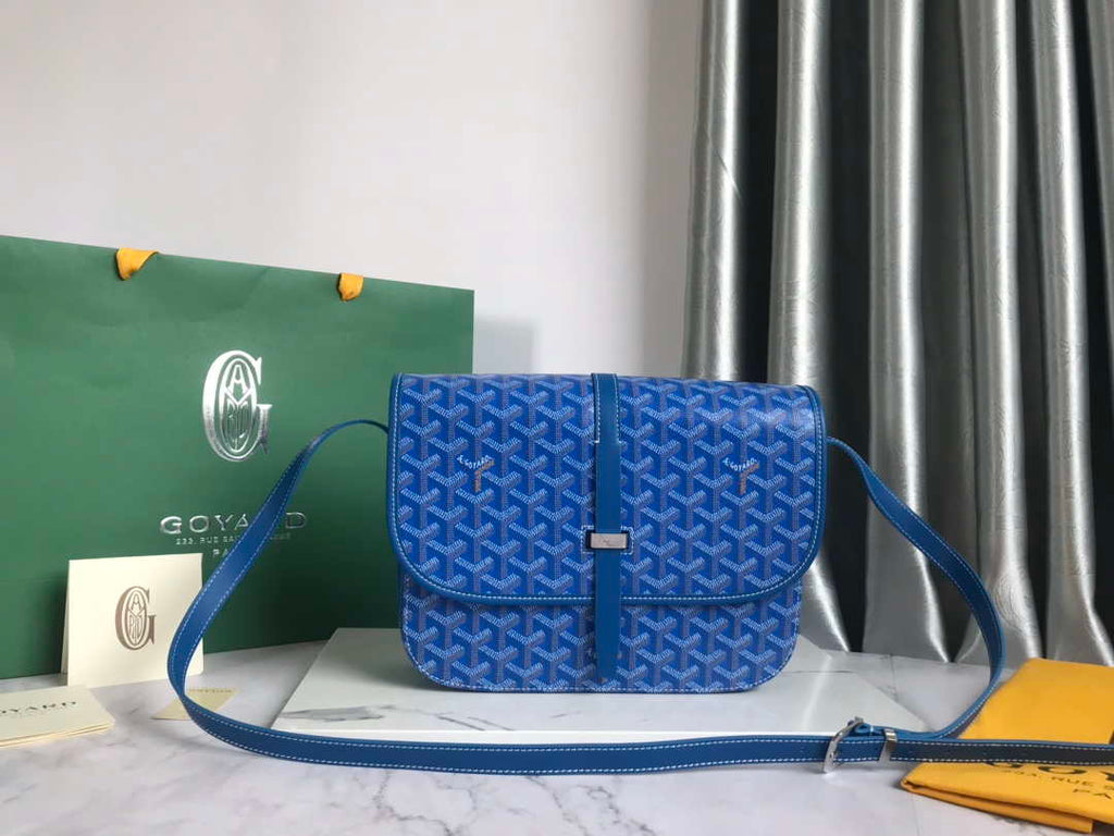 Goyard 2MMLTY01CL01P Belvedere MM Bag GY020183 Blue