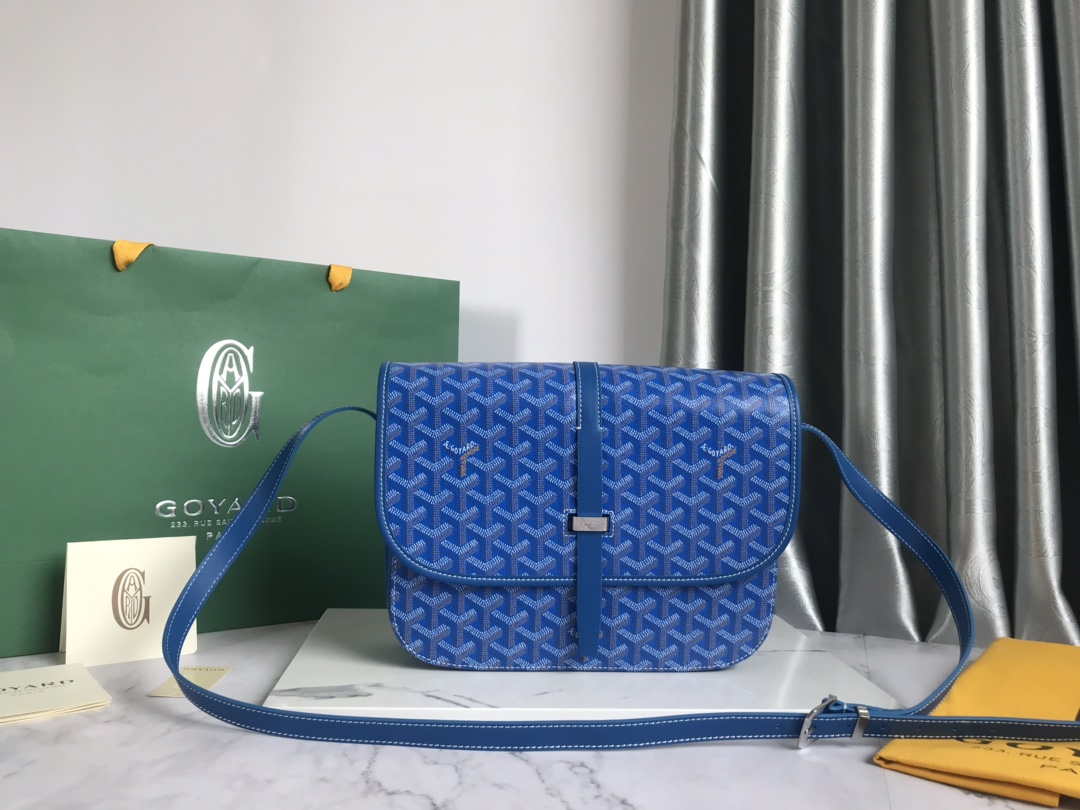 Goyard 2MMLTY01CL01P Belvedere MM Bag GY020183 Blue - Default Title - View 1