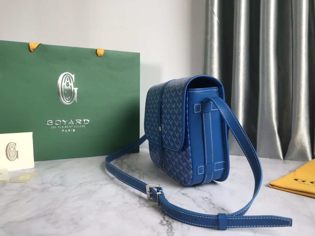 Goyard 2MMLTY01CL01P Belvedere MM Bag GY020183 Blue - Default Title - View 2