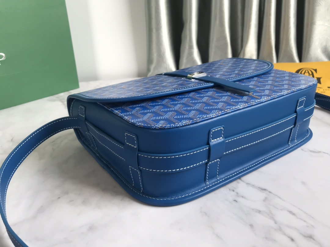 Goyard 2MMLTY01CL01P Belvedere MM Bag GY020183 Blue