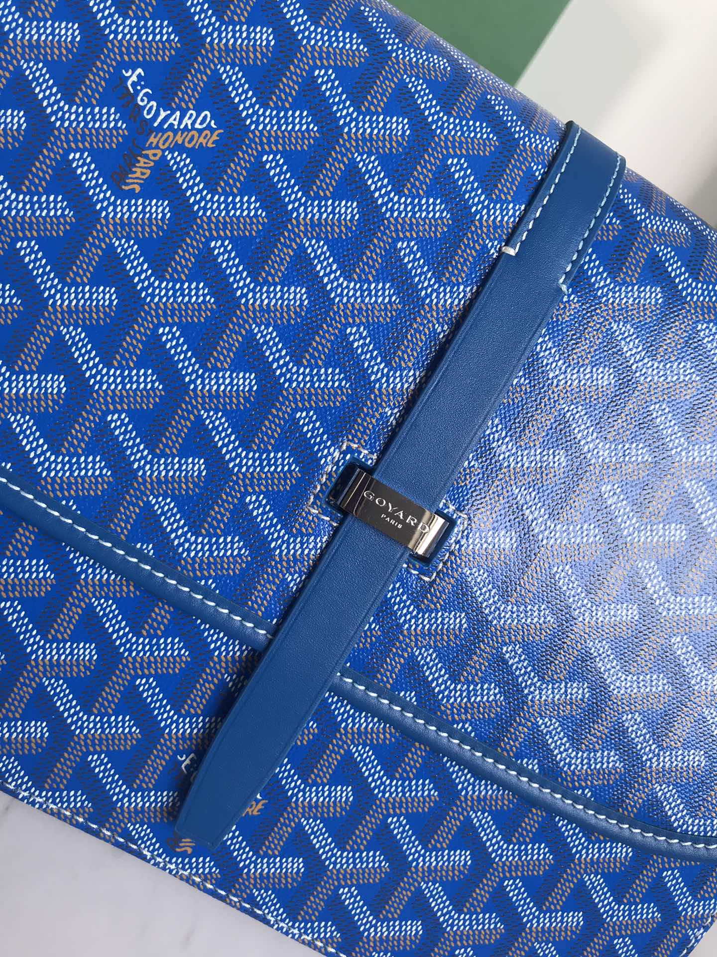 Goyard 2MMLTY01CL01P Belvedere MM Bag GY020183 Blue - Default Title - View 5