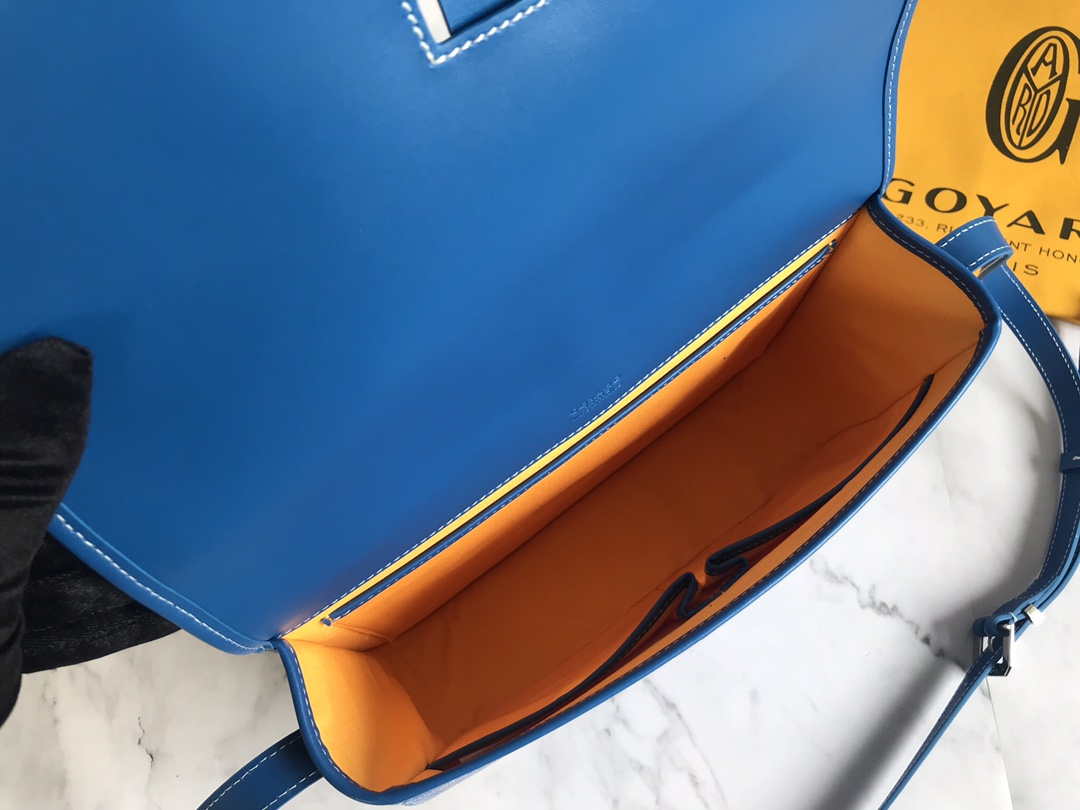 Goyard 2MMLTY01CL01P Belvedere MM Bag GY020183 Blue