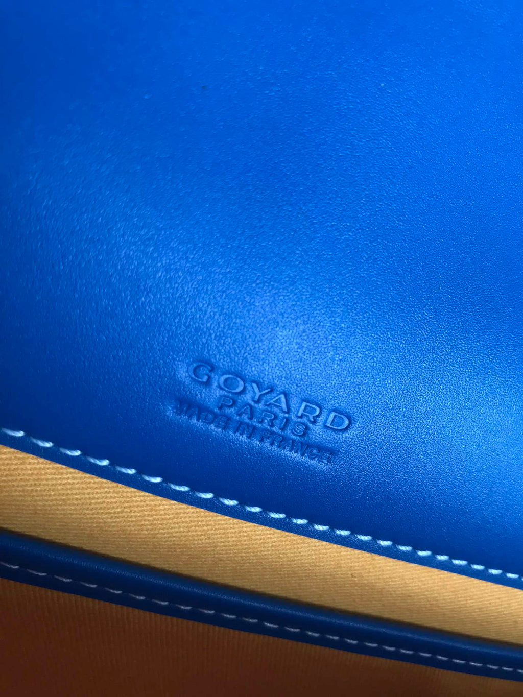 Goyard 2MMLTY01CL01P Belvedere MM Bag GY020183 Blue