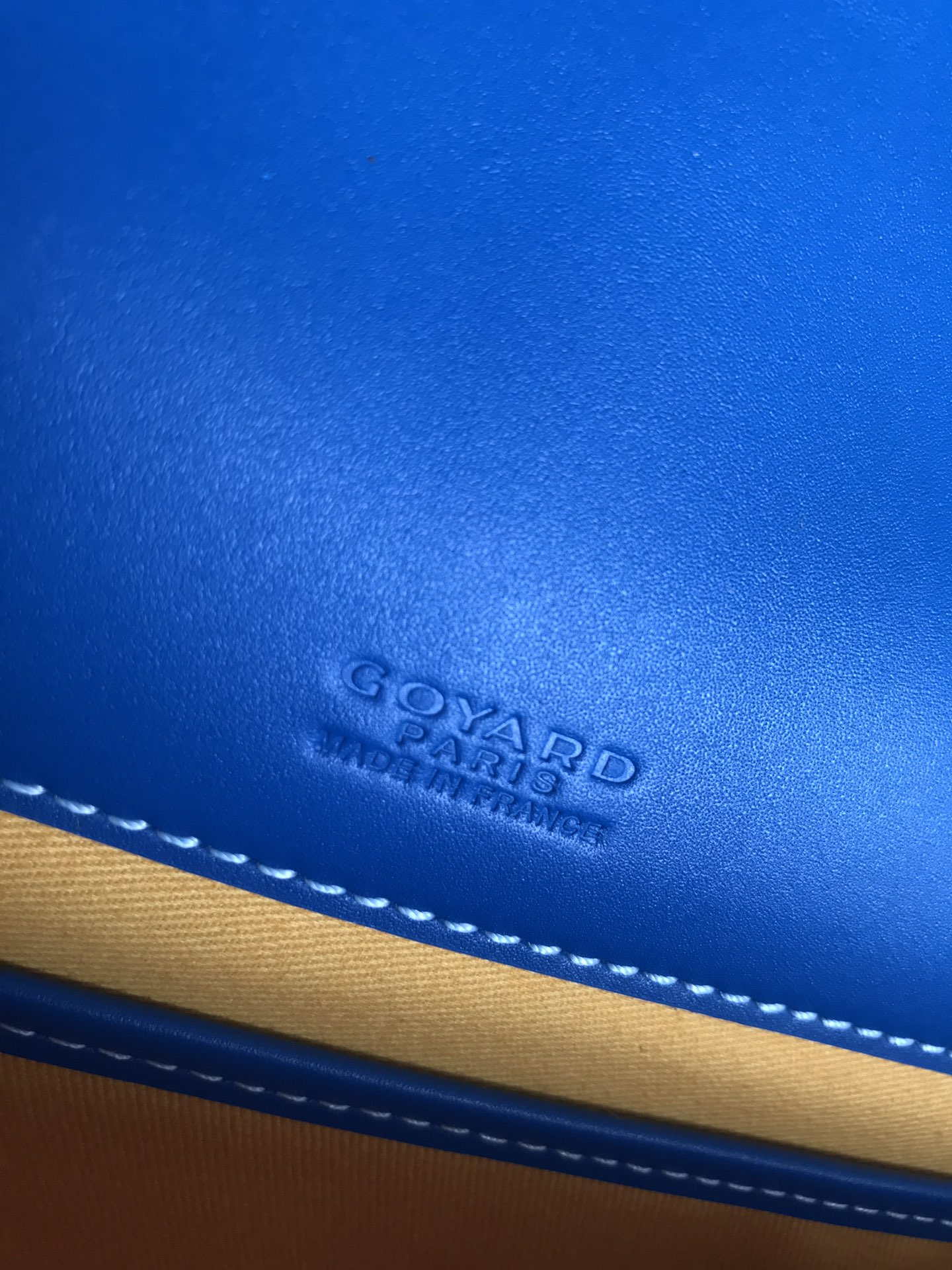 Goyard 2MMLTY01CL01P Belvedere MM Bag GY020183 Blue