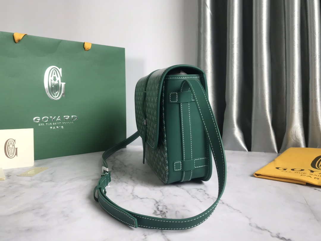 Goyard 2MMLTY01CL01P Belvedere MM Bag GY020183 Green - Default Title - View 3